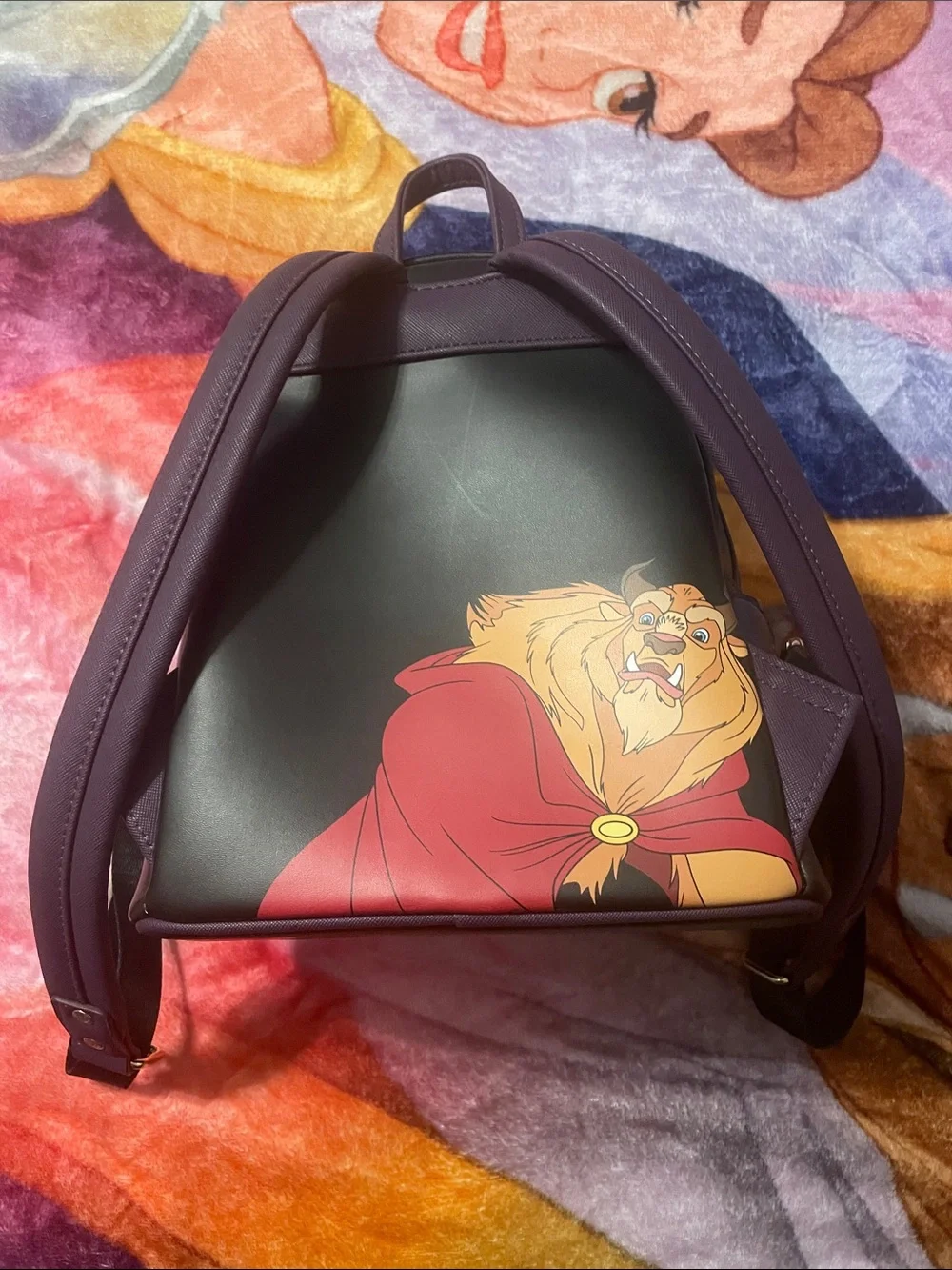 Loungefly Belle with Rose Mini Backpack